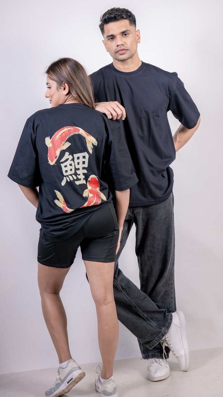 K Y L Koi — Graphic Unisex Oversized T-Shirt