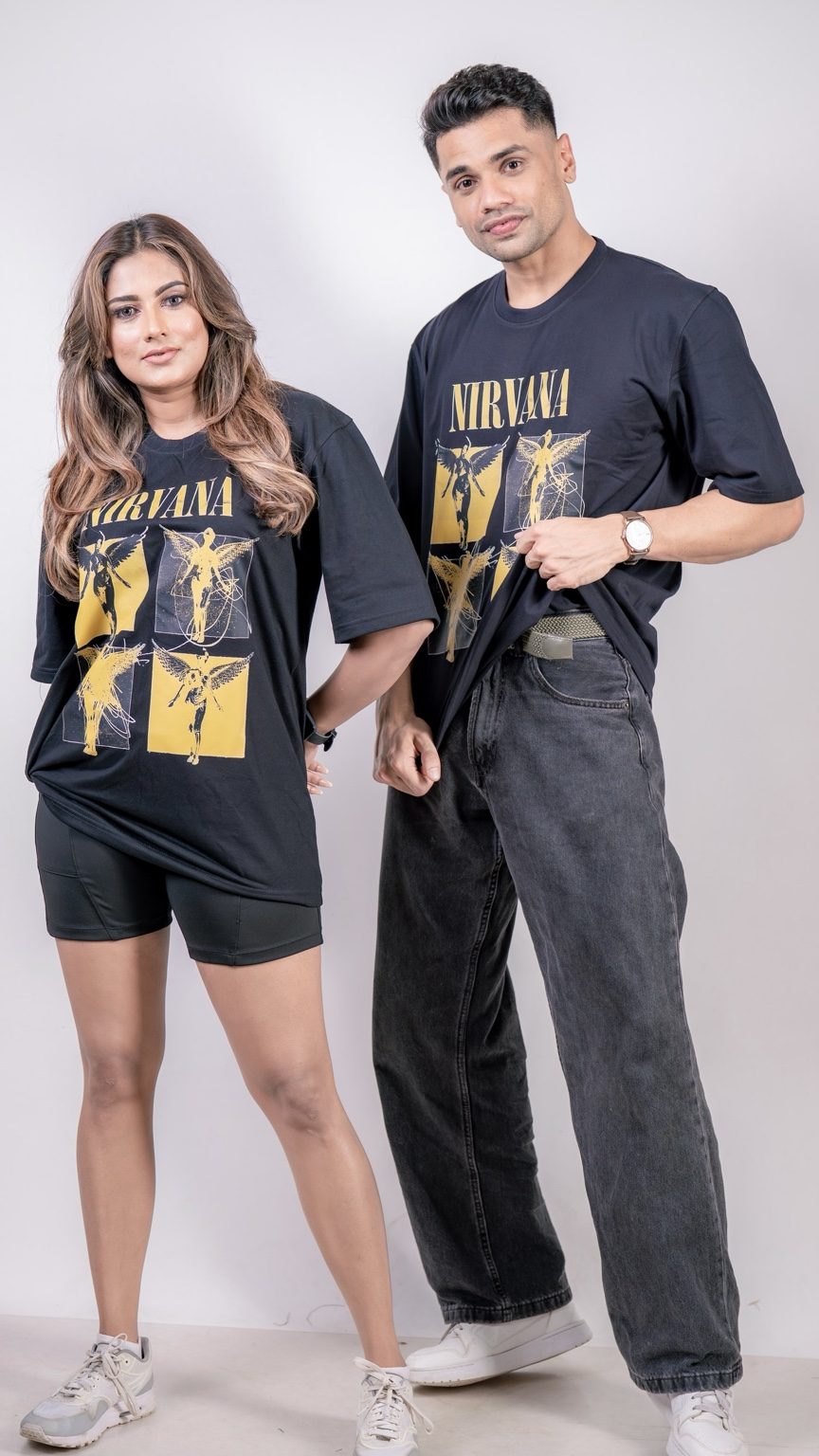 NIRVANA Graphic Unisex Oversized T-Shirt