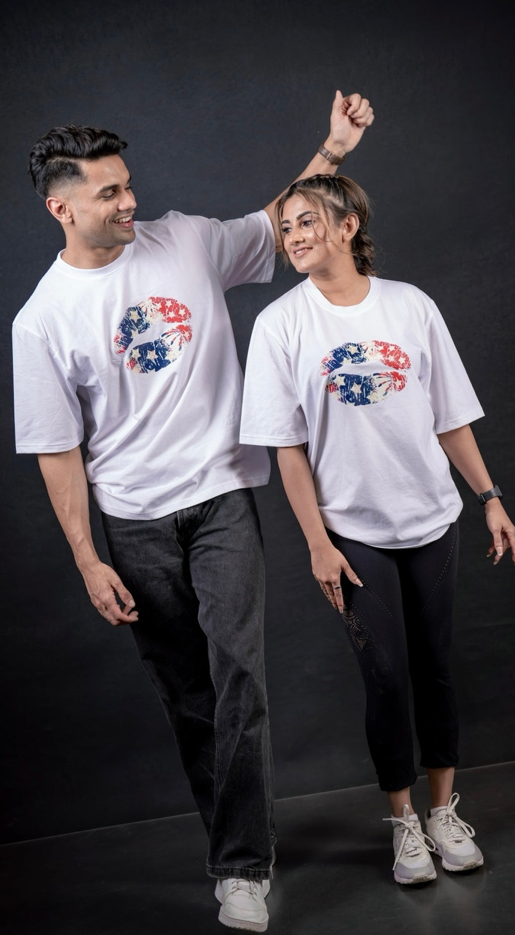 K Y L – Lips Graphic Unisex Oversized T-Shirt
