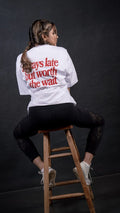 K Y L - Always Late Graphic Unisex Oversized T-Shirt