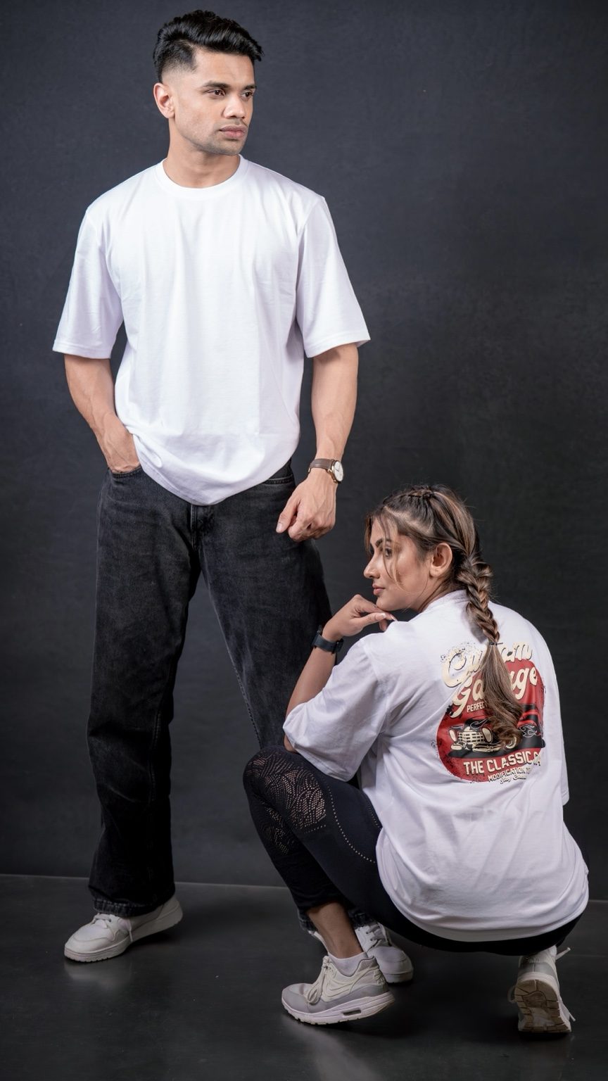 K Y L – Vintage Garage Graphic Unisex Oversized T-Shirt
